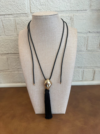The Parker Tassel Necklace - Gold
