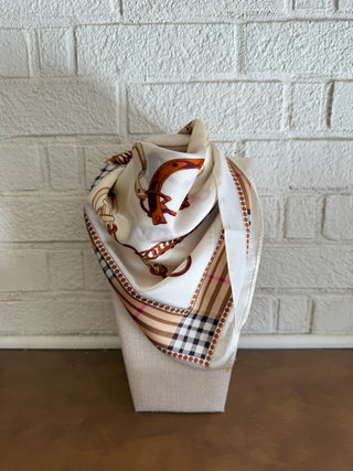 The Cam Scarf - Brown/Beige