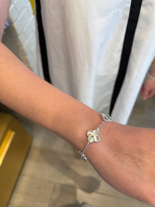 The Clover Bracelet - Silver
