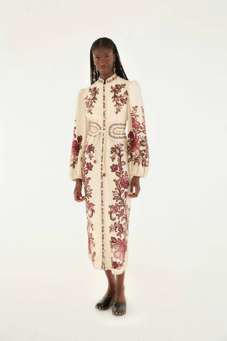 Renata Floral Midi Dress