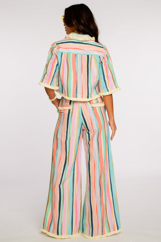 Blake Top - Sherbet Stripe
