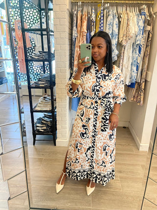 Luna Maxi Shirt Dress