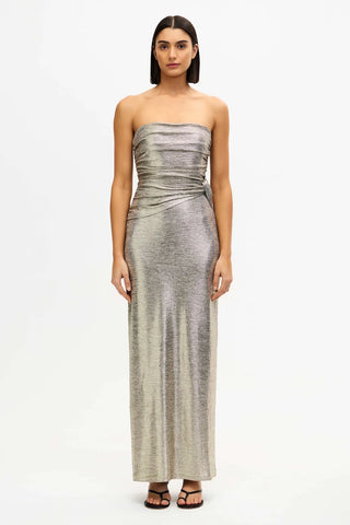 Caera Maxi Dress - Gold