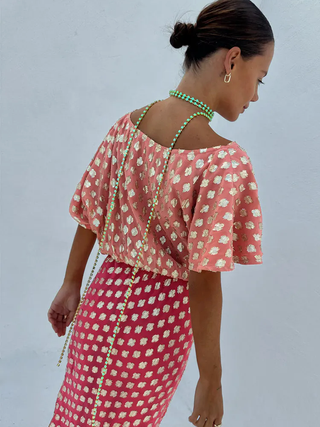 Pink and Red Tilly Dress