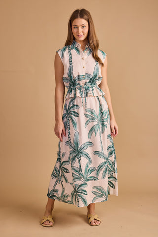 Marisol Skirt - Coconut Palm