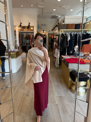 Cashmere Caitlin Poncho