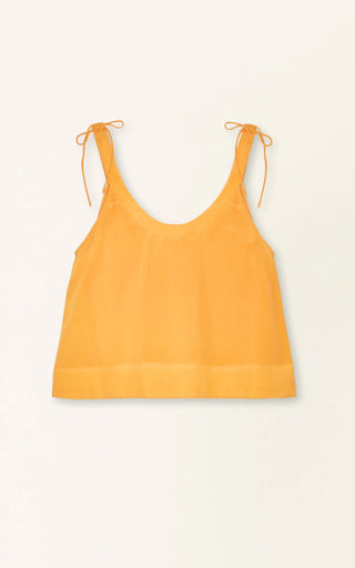 Siena Silk Tank - Marigold