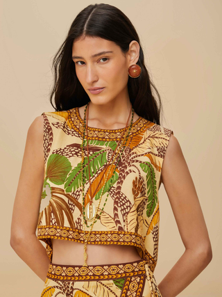 Foliage Sketch Blouse