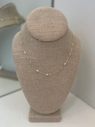 Gold Station Necklace