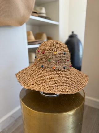 The Paige Beaded Bucket Hat