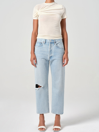90's Crop Mid Rise Loose Straight - Segment
