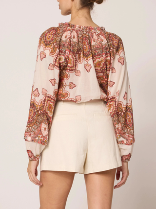 Alicia Blouse - Foulard Paisley
