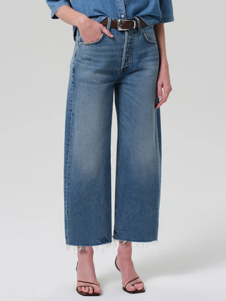Ayla Raw Hem Crop - Telegraph