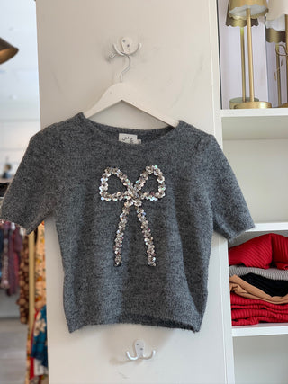 The Eliza Knitted Bow Sweater