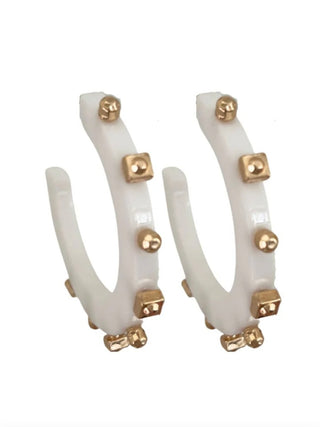 Solid Jewel Hoop - Small