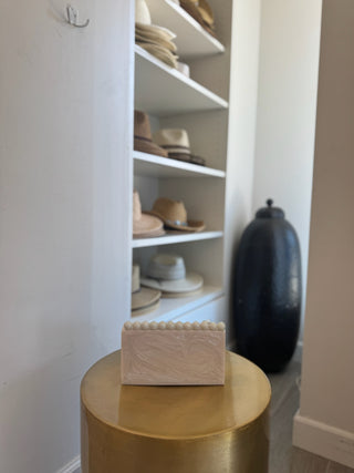 The Esme Clutch - Ivory