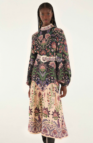 Marvelous Garden Black Midi