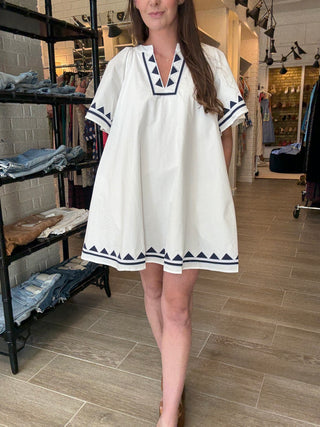 LaLa Poplin Sleeve Dress