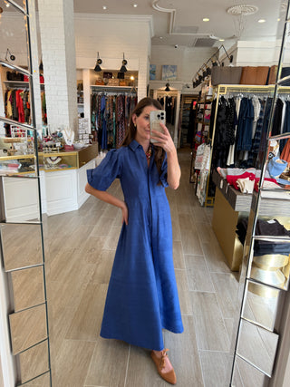 Rosie Dress - Cobalt
