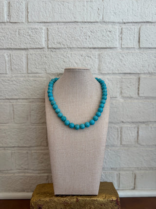 The Hadley Beaded Necklace - Turquoise
