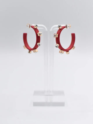 Matte Metal Hoops