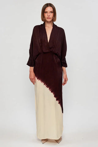 Merlot Plunge Dress