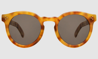 Leonard II E Amber w/Brown Lenses
