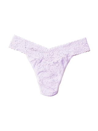 Signature Lace Thong - Lovely Lilac