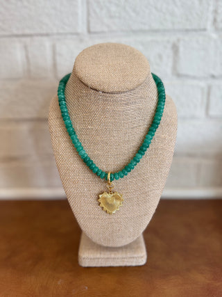 Jade Heart Necklace