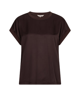 The Georgia Short Sleeve Top - Cocoa