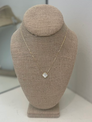 Gold Small Clover Necklace