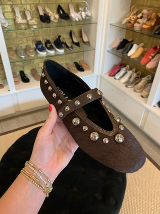 Marron Ballerinas