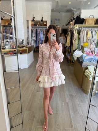 Valencia Long Sleeve Mini Dress