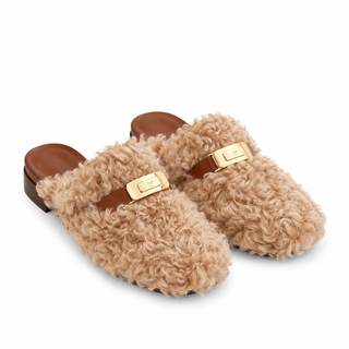 Leelee Mule - Classic Cuoio/Buttermilk/Gold