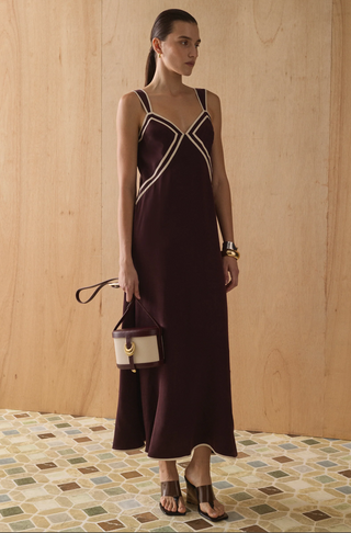 The Haven Dress - Sangria