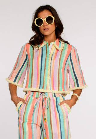 Blake Top - Sherbet Stripe