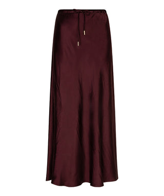 The Ivy Maxi Skirt - Merlot