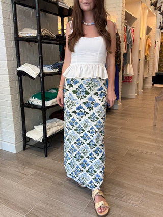 Dillon Skirt - Hydrangea