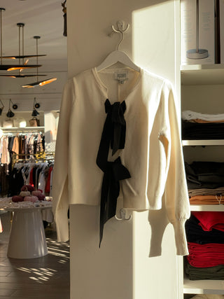 Dena Ribbon Tie Sweater