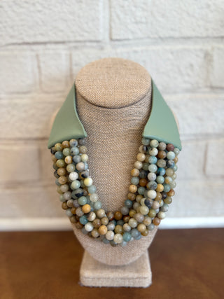 Ella Mini Necklace - Sage