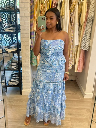 Honduras Skirt - Blue Napoli
