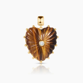 Malene Tiger's Eye Bail Charm