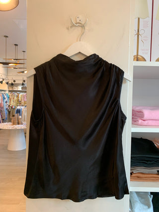 Vera Mock Neck Sleeveless Top