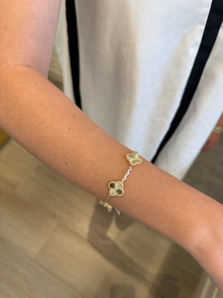 The Clover Bracelet - Gold