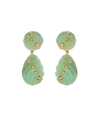 Raeni Drop Earrings in Mint