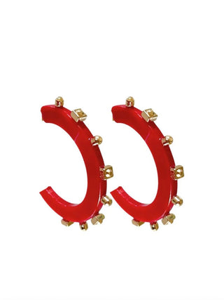 Solid Jewel Hoop - Small