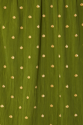 Khaki Plisse Tilly Dress