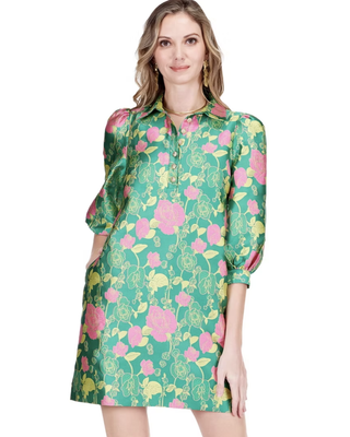 Frankie Button Chemise Dress