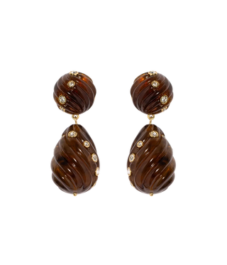 Raeni Drop Earrings in Tortoise
