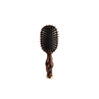 Mini Boar Bristle Hair Brush - Tortoise